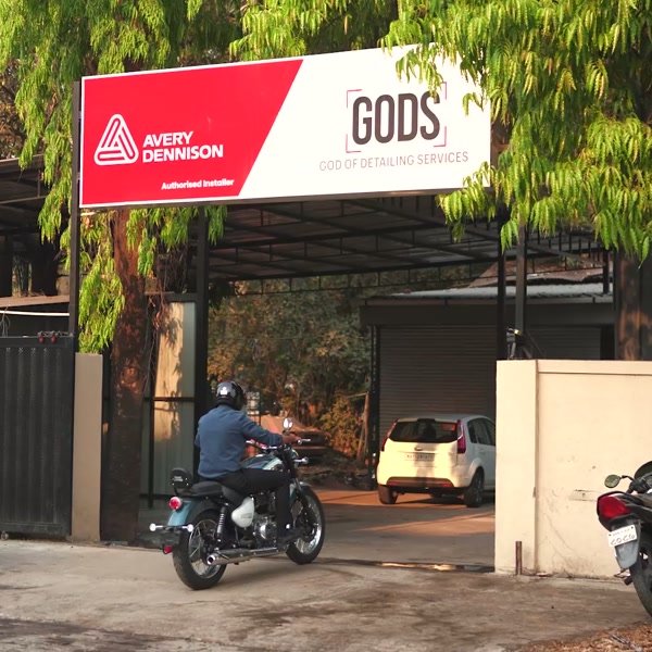 GODS storefront signage.